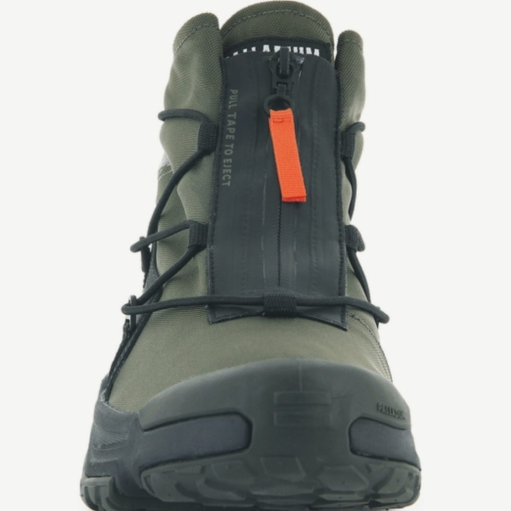 PALLADIUM OFF-GRID UNISEX OLIVE NIGHT HI ZIP WP BOOTS - Picture 5 of 7